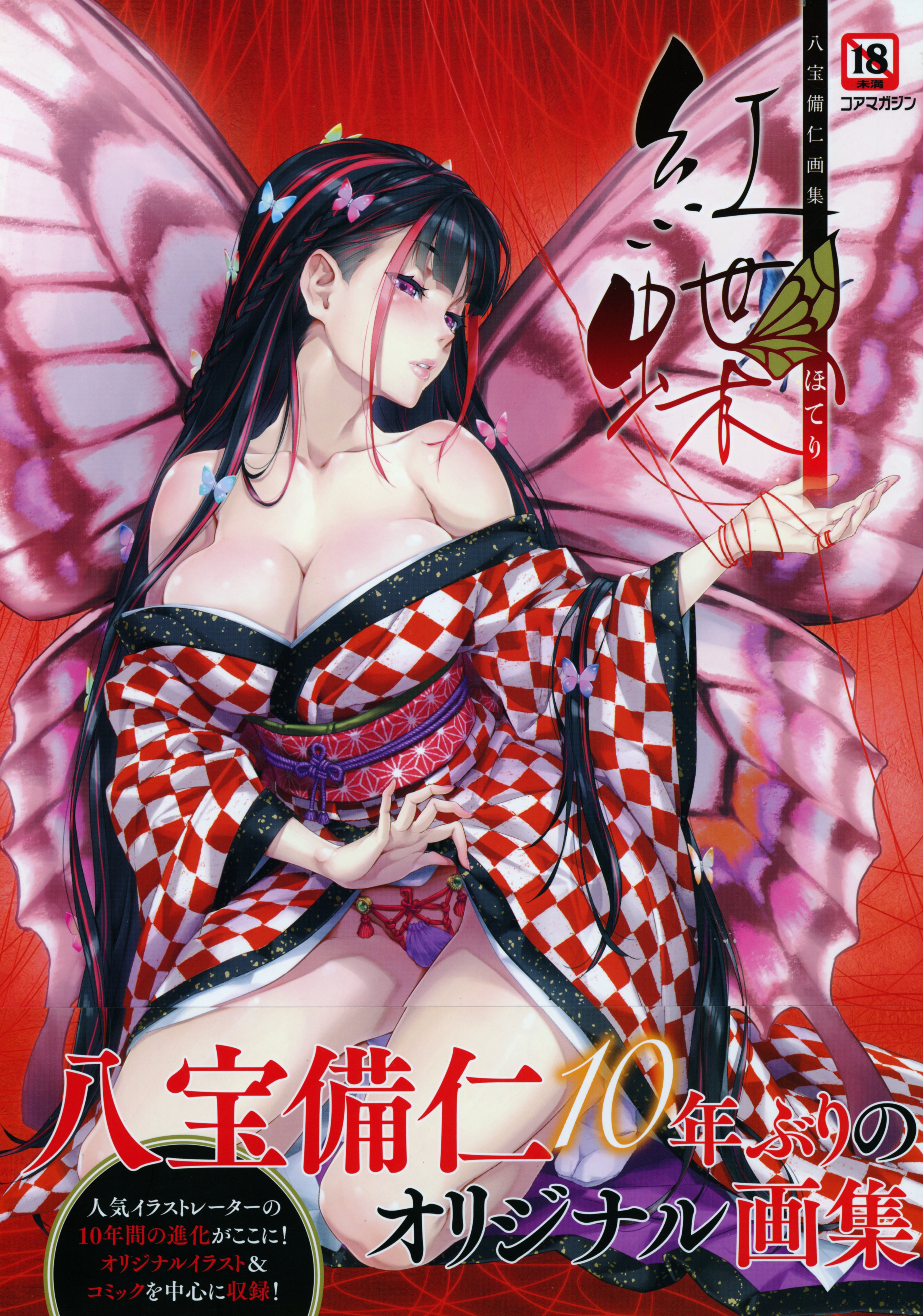 画集/JPG[八宝備仁] 八宝備仁画集 紅蝶(ほてり)