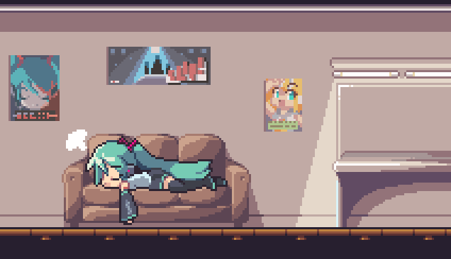 求一部初音未来像素风的视频