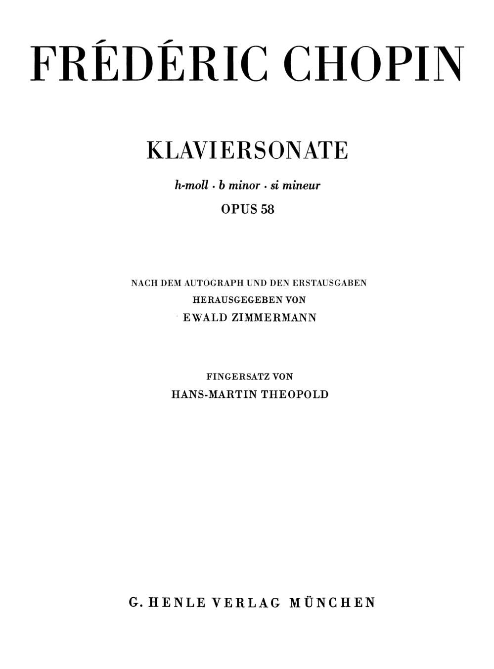 肖邦第三钢琴奏鸣曲