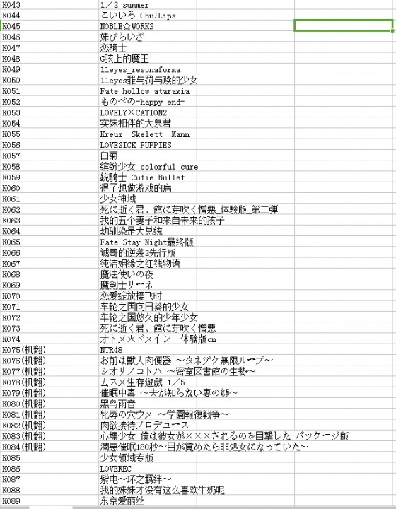 kr汉化资源