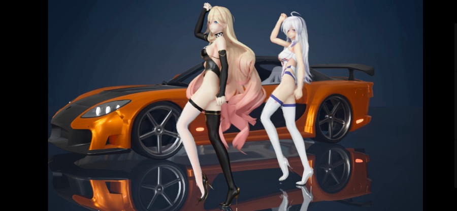 [MMD]弱音&幽兰戴尔_Chocolate Cream