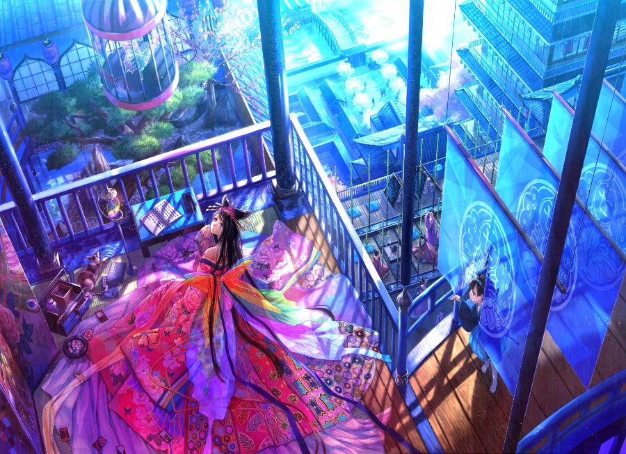 （全年龄？/色调感/壁纸）具有统一色调的插画画作