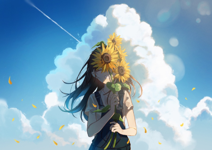 （全年龄/美图）人物与景相交融的画作