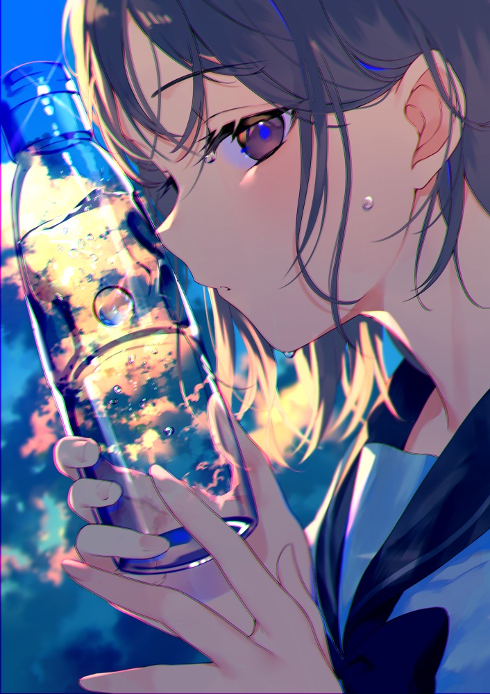 （全年龄/美图）人物与景相交融的画作