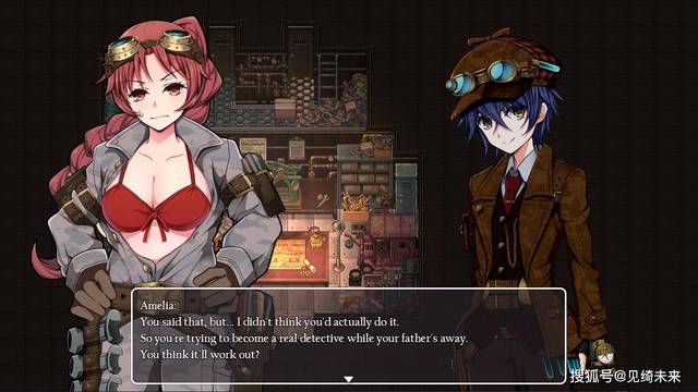 蒸汽之都的少女侦探中文版RPG喜欢剧情的不要错过了