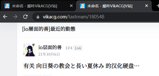 关于网站个人动态页面的标题..