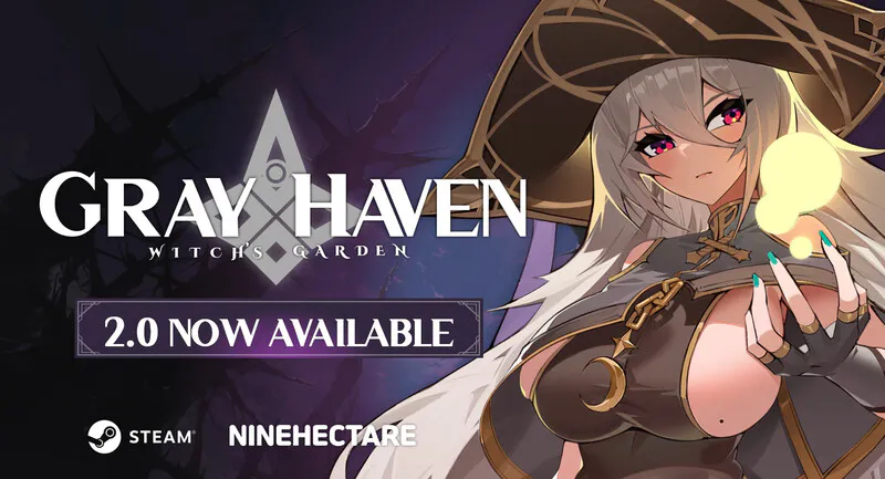 更新[动作ARPG/平面3D/全动态] 灰色乐园 Gray Haven : Witch’s Garden Ver4.2.4 官中版