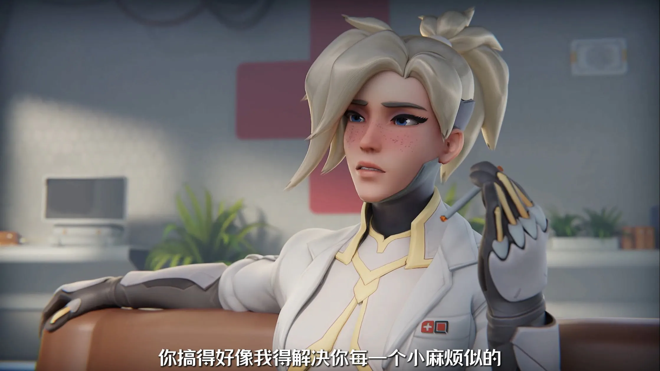 【同人3D动画】守望先锋 天使 汉化+原档【3V/1G】