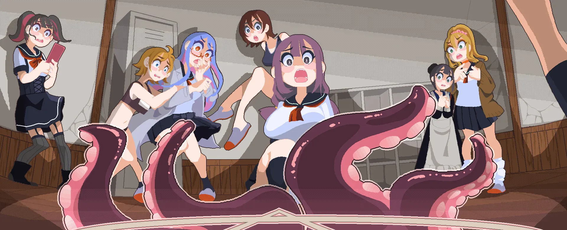 [PC/2D/ACT/生肉/校园/精品]触手少女狩猎～在废弃学校里颤抖～ 触手ガールズハント～廃校でイグイグ～ 正式版[PC467MB/迅雷转百度/迅雷/UC]
