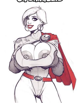 Power Girl on Darkseid|女超人与达克赛德