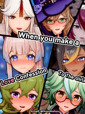 Teyvat Girls Love Confession (原神) [中国翻訳]|提瓦特少女爱情告白 (原神) [中国翻訳]