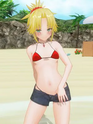 ビーチで魔力漁りモ (Fate/Grand Order)|在海滩上魔力捕猎者 (Fate/Grand Order)
